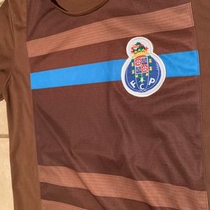 Brown Porto Away Soccer Jersey Size Small S